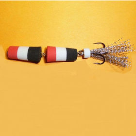 Приманка джиговая Флажок 120 Red - White - Black Россия