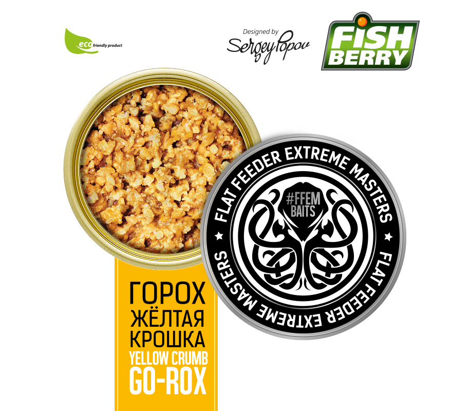 Зерновая смесь FFEM FishBerry Go-Rox Cramb (горох/ваниль) 430мл
