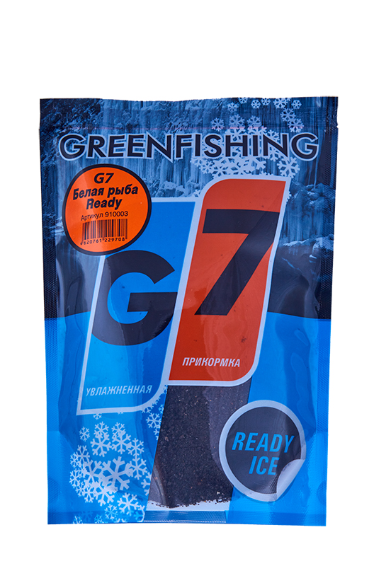 Прикормка зимняя Greenfishing G7 Ready Ice Белая рыба Ready 350гр