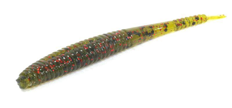 Приманка Allvega Dream Leech 70 - green pumpkin red flake
