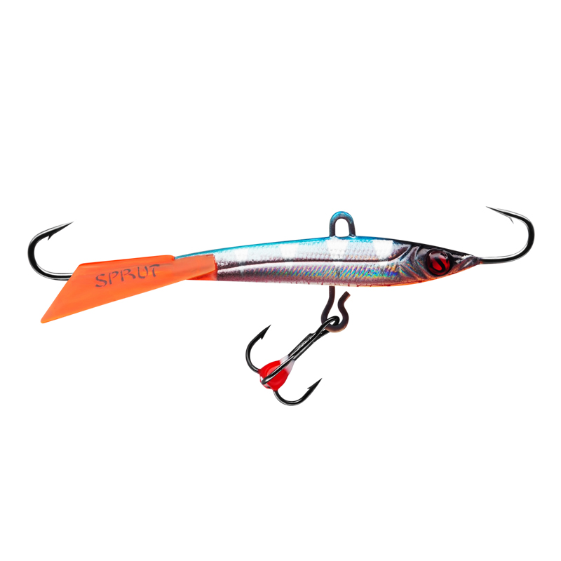 Балансир Sprut Hiko №7 цвет SBP-UV-3D + дополнительный тройник с фосфорной каплей