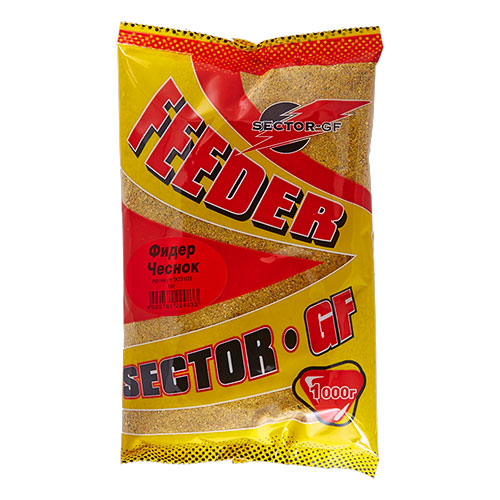 Прикормка летняя Greenfishing Sector-GF Фидер Чеснок 1кг