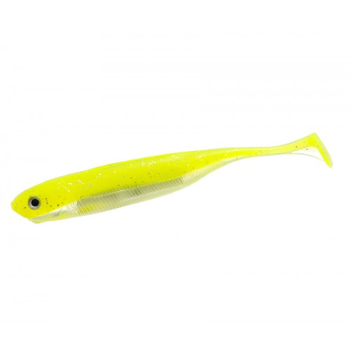 Виброхвосты съедобные Flagman Realshad 3.5in 87 - chartreuse macrell