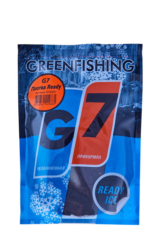 Прикормка зимняя Greenfishing G7 Ready Ice Плотва 350гр