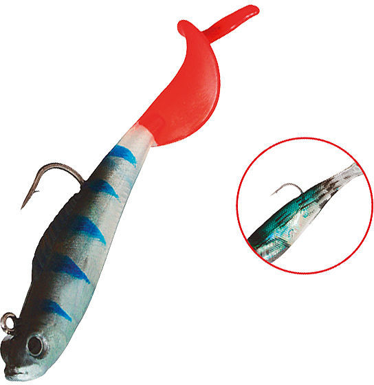 Приманка оснащенный Mikado Crystal Fish WXH-55 100 - 37