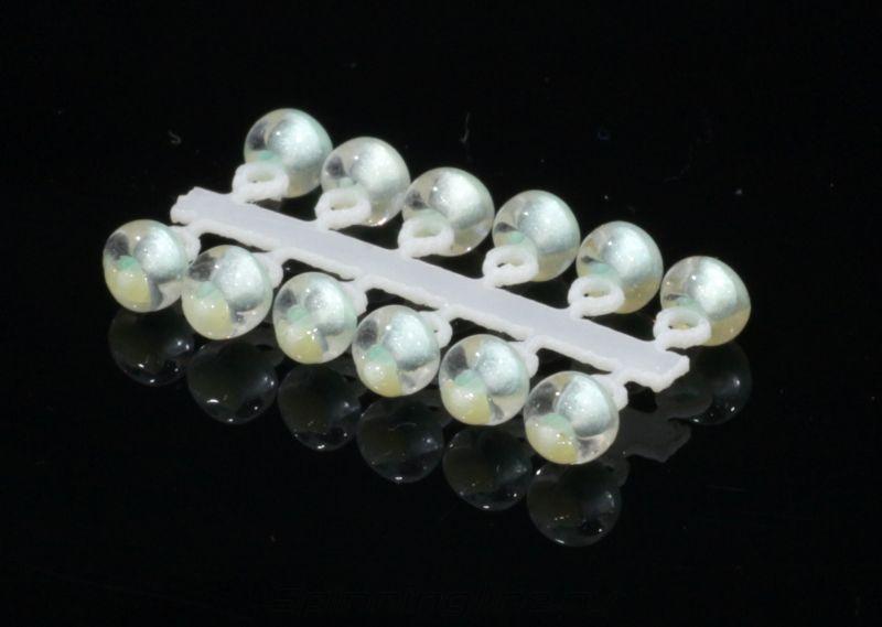 Микро-Бис Шар 3.1мм зеленый светонакопительный Россия