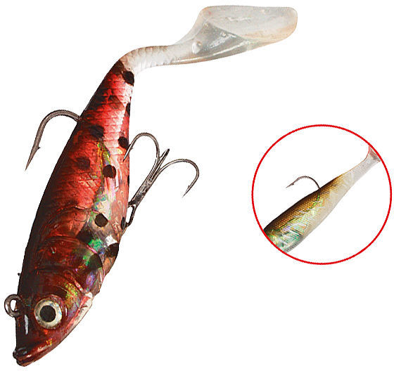 Приманка оснащенный Mikado Crystal Fish WXH-66 140 - 69