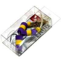 Приманка джиговая Lucky John Frog Violet - Yellow - Violet в блистере