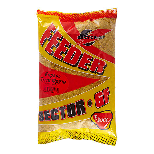 Прикормка летняя Greenfishing Sector-GF Фидер Карась Тутти-Фрутти 1кг