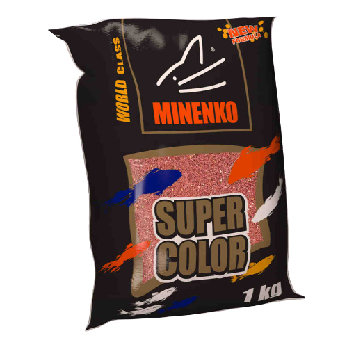 Прикормка летняя Minenko Super Color Уклея красный 1кг