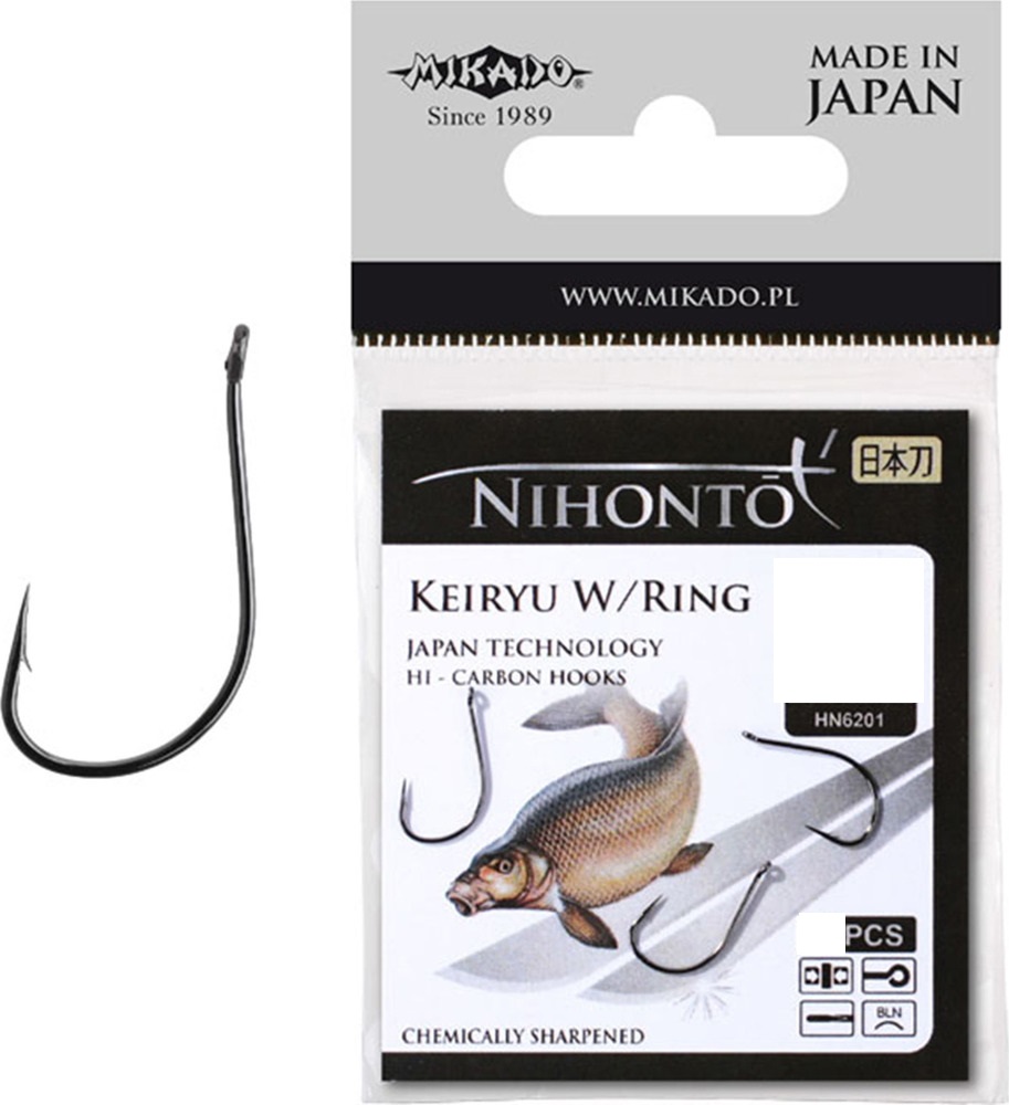 Крючки Mikado Nihonto - Keiryu W/Ring №6 BN