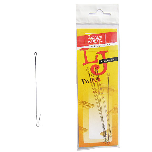 Поводки струна Lucky John String Twitch 7см - 15кг