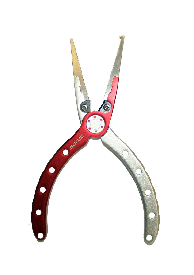 Плоскогубцы Sprut Aluminum Fishing Pliers Silver Red 150мм