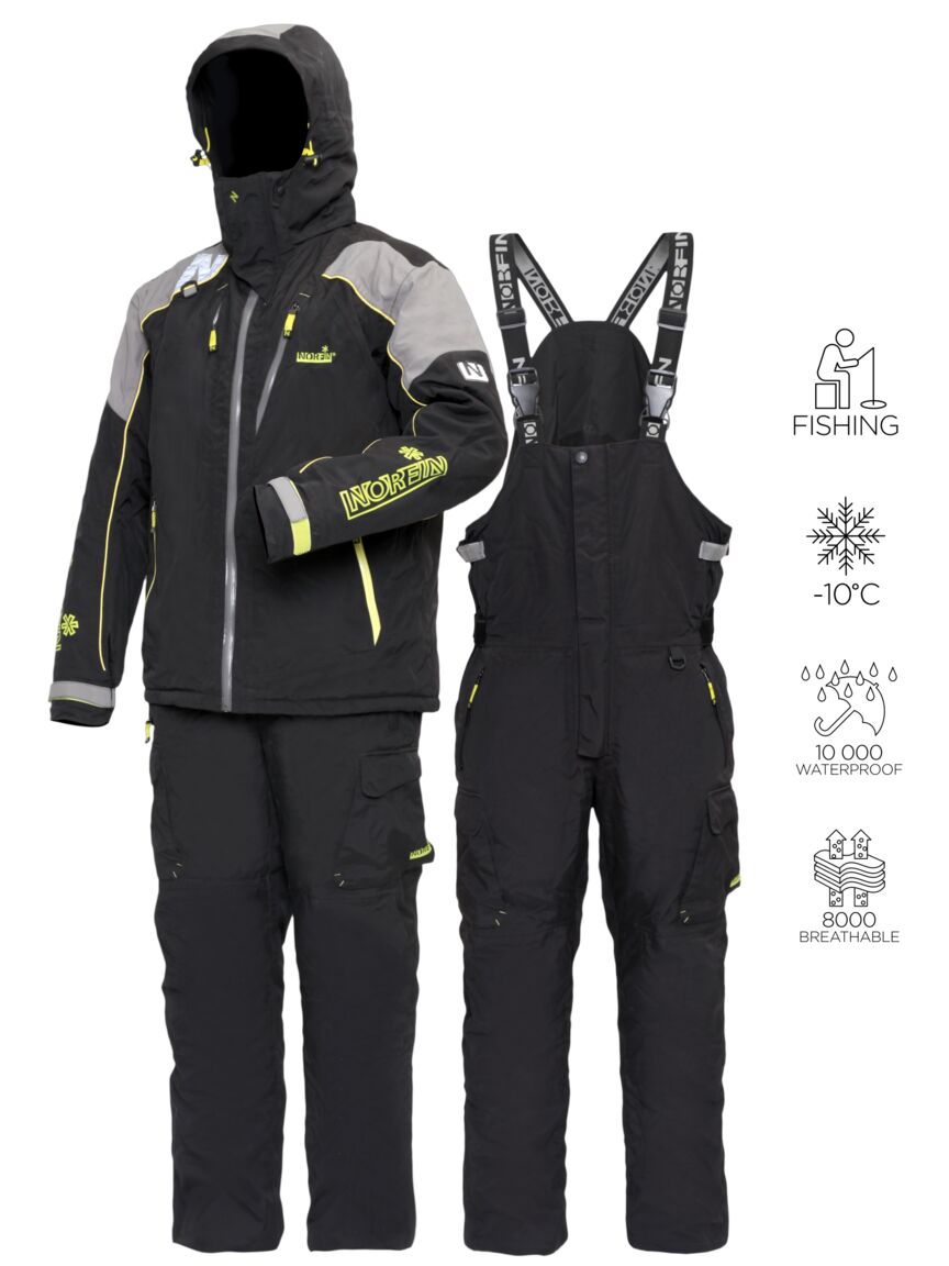 Kостюм демисезонный Norfin Verity черный размер XXL