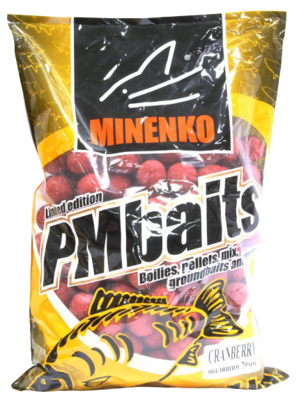 Бойлы пылящие Minenko PMbaits Classic Pack Cranberry 20мм - 1кг
