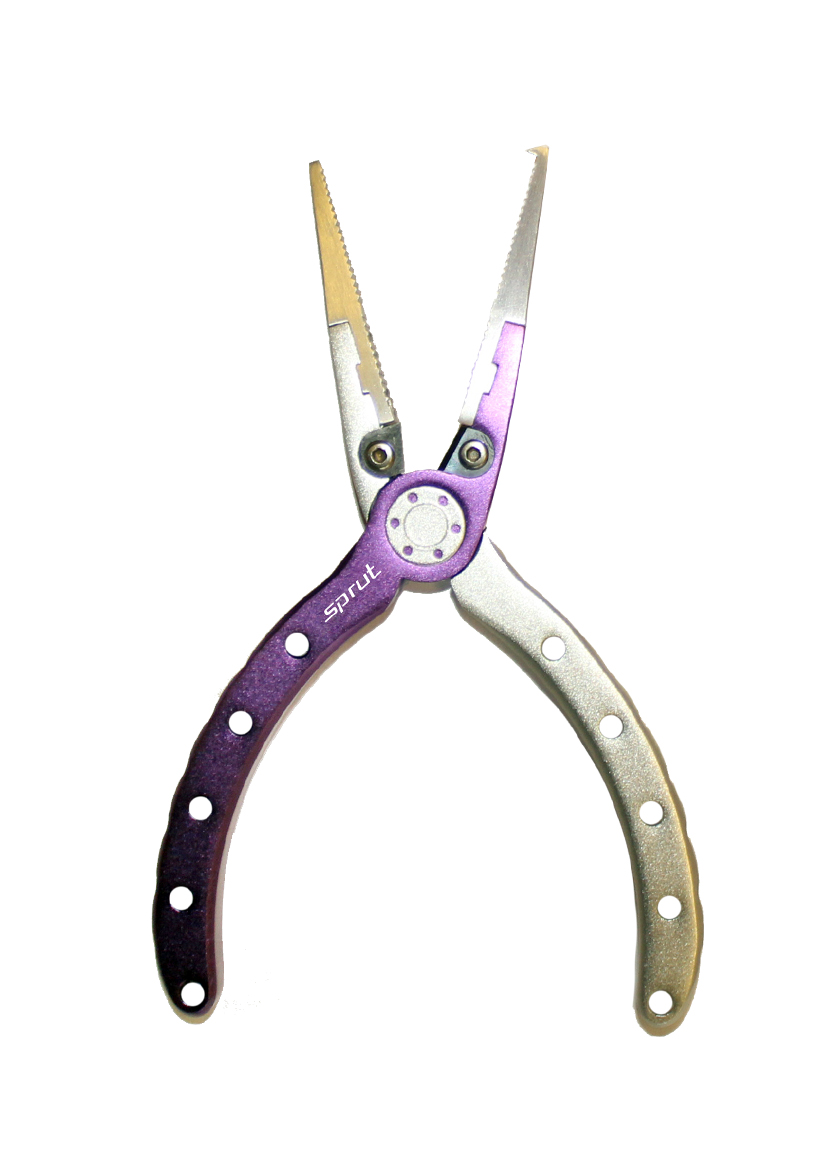 Плоскогубцы Sprut Aluminum Fishing Pliers Silver Purple 150мм