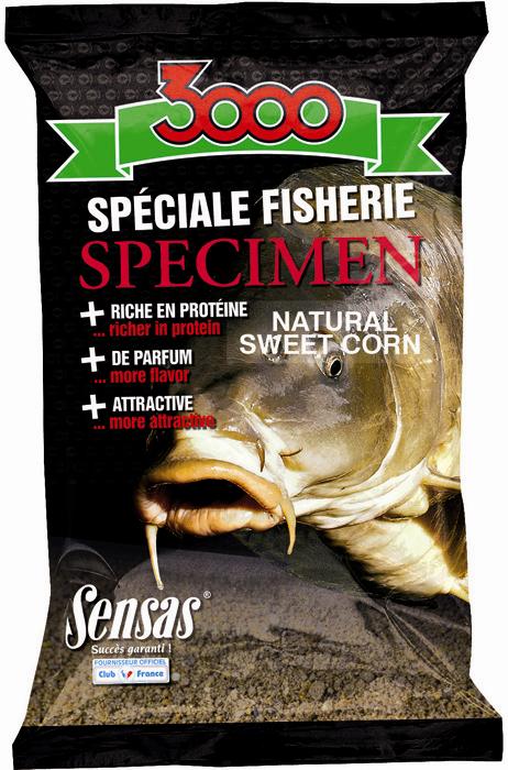 Прикормка летняя Sensas 3000 Spicemen Sweet Corn 1кг