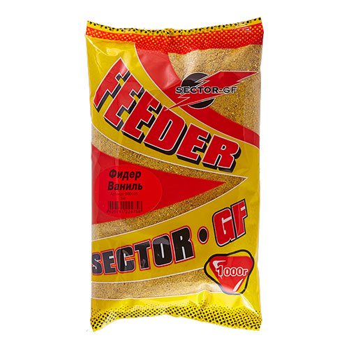 Прикормка летняя Greenfishing Sector-GF Фидер Ваниль 1кг