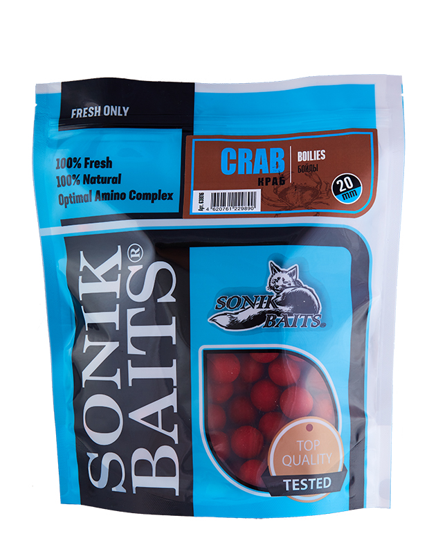 Бойлы тонущие Sonik Baits Crab 20мм - 750гр