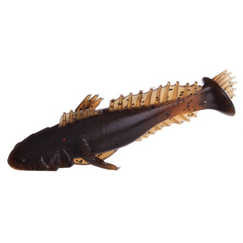 Виброхвосты съедобные Flagman Bulfish 1.5in 35 - green pumpkin garlic