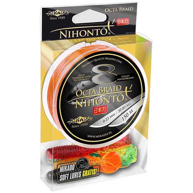 Плетеный шнур Mikado Nihonto Octa Orange 150м - 0.30мм - 29.90кг