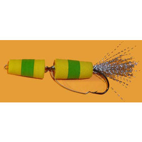 Приманка джиговая Флажок 124 Yellow - Green Россия