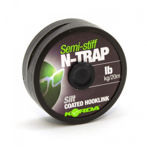 Поводковый материал Korda N-Trap Semi Stiff Silt 20м - 13.6кг/30lb