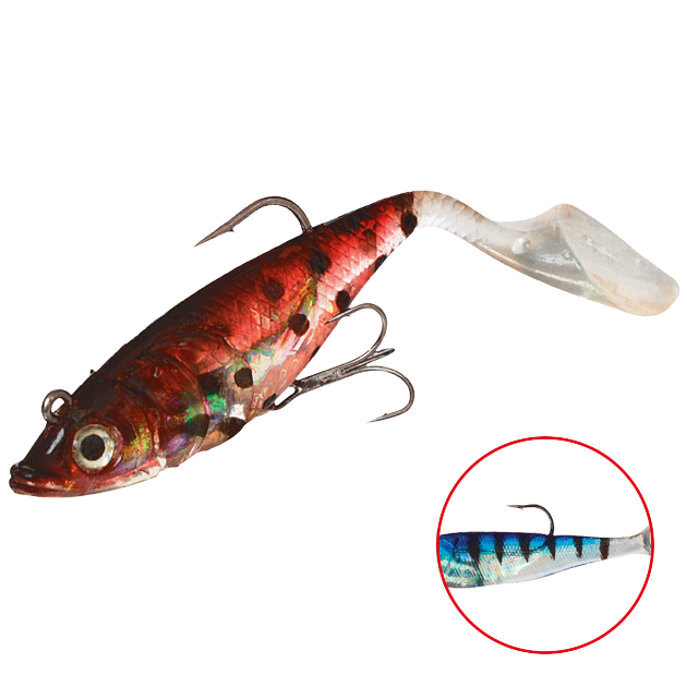 Приманка оснащенный Mikado Crystal Fish WXH-66 80 - 41