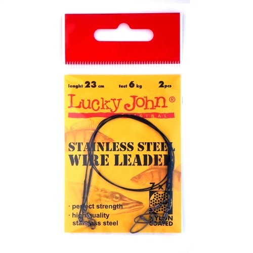 Поводки стальной Lucky John Ssw 7x7  23см - 0.55мм - 12кг