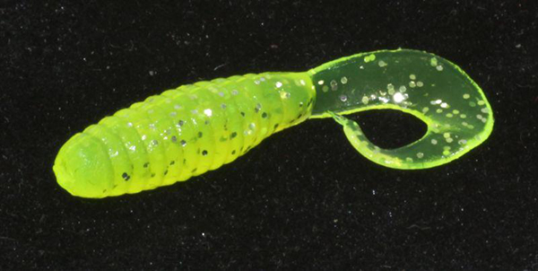 Приманка Allvega Flutter Tail Grub 35 - chartreuse