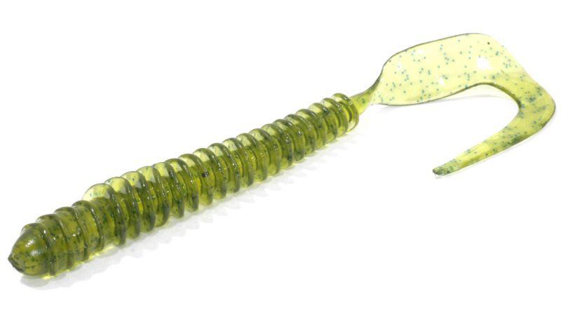 Приманка Allvega Monster Worm 100 - green pumpkin