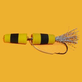 Приманка джиговая Флажок 124 Black - Yellow Россия