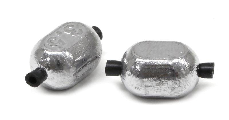 Набор грузила Овал 6 секций с трубочкой Россия