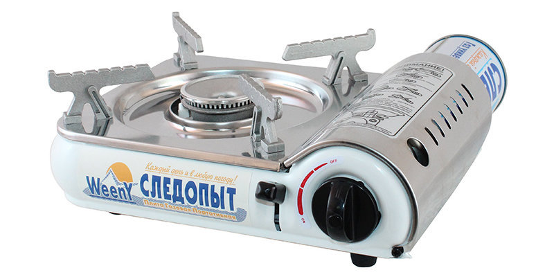 Плита настольная газовая Следопыт Weeny нержавеющая сталь Следопыт