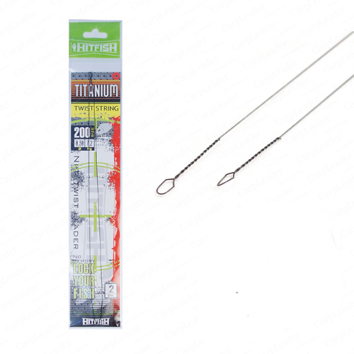 Поводок титановая струна Hitfish Titanium Twist String Leader 25см - 0.43мм - 18.2кг