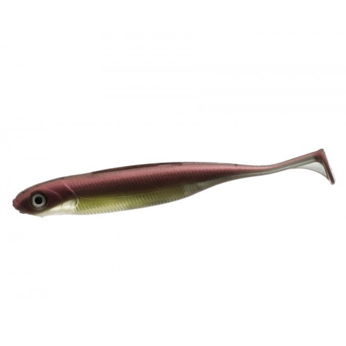 Виброхвосты съедобные Flagman Realshad 3.5in 87 - purple minnow macrell