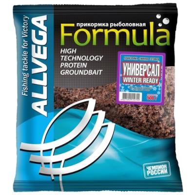 Прикормка зимняя готовая Allvega Formula Winter Ready Универсальная 500гр