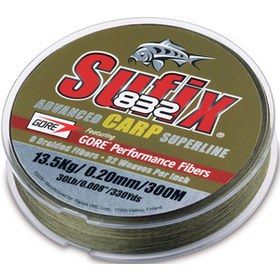 Плетеный шнур Sufix 832 Advanced Carp Green 300м - 0.15мм - 9.2кг