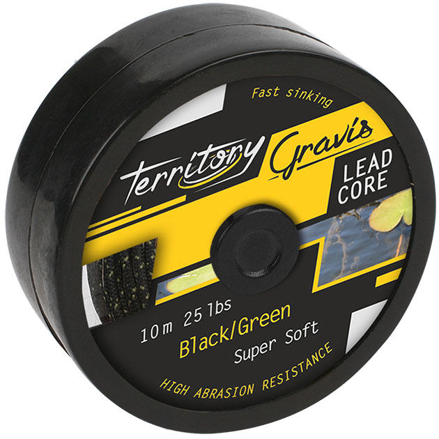 Лидкор Mikado Gravis Leadcore Black/Green 10м - 29.48кг/65lb