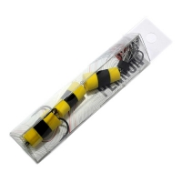 Приманка джиговая Lucky John Pennon 130 Yellow - Black - Yellow в блистере