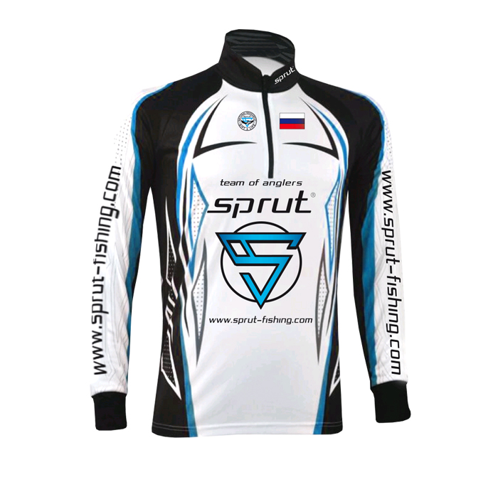 Футболка Sprut Team of Anglers White-Black-Blue размер XXXL