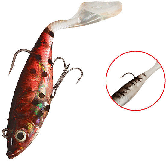 Приманка оснащенный Mikado Crystal Fish WXH-66 140 - 62