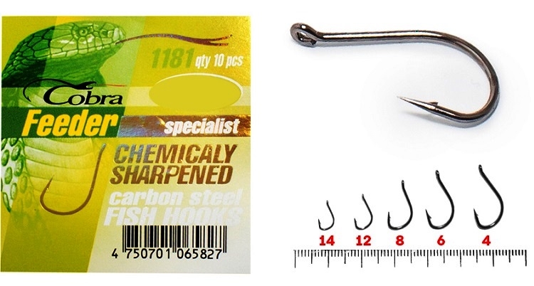 Крючки Cobra Feeder Specialist C1181NSB №10
