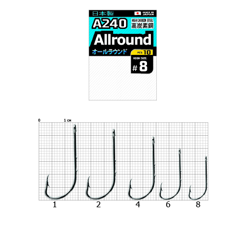 Крючки Cobra Pro AIIround A240 №8