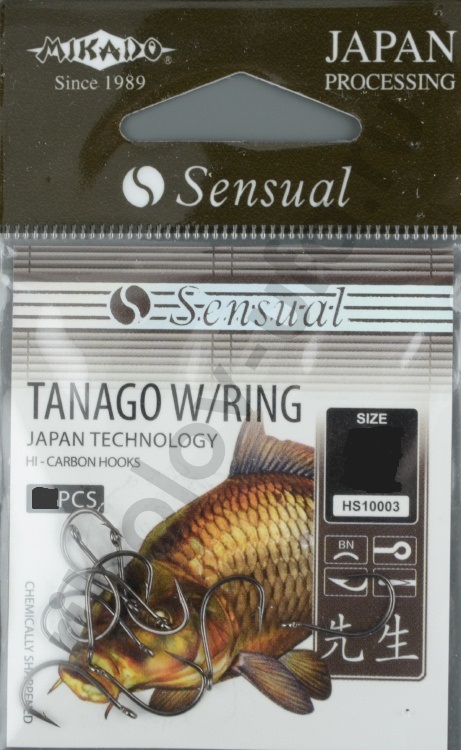 Крючки Mikado Sensual - Tanago W/Ring №8 BN