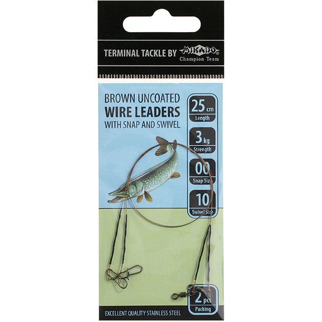 Поводок стальной Mikado 35см - 5кг