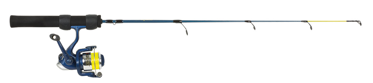 Удочка зимняя Rapala Squall и намотанной леской Sufix Ice 71см. Medium