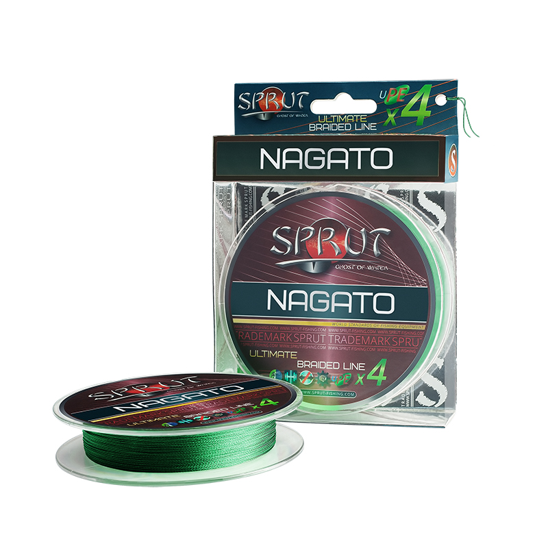 Плетеный шнур Sprut Nagato Hard Ultimate Braided Line x4 Dark Green 95м - 0.18мм - 14.9кг