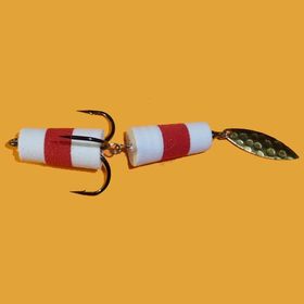 Приманка джиговая Флажок 3 White - Red Россия