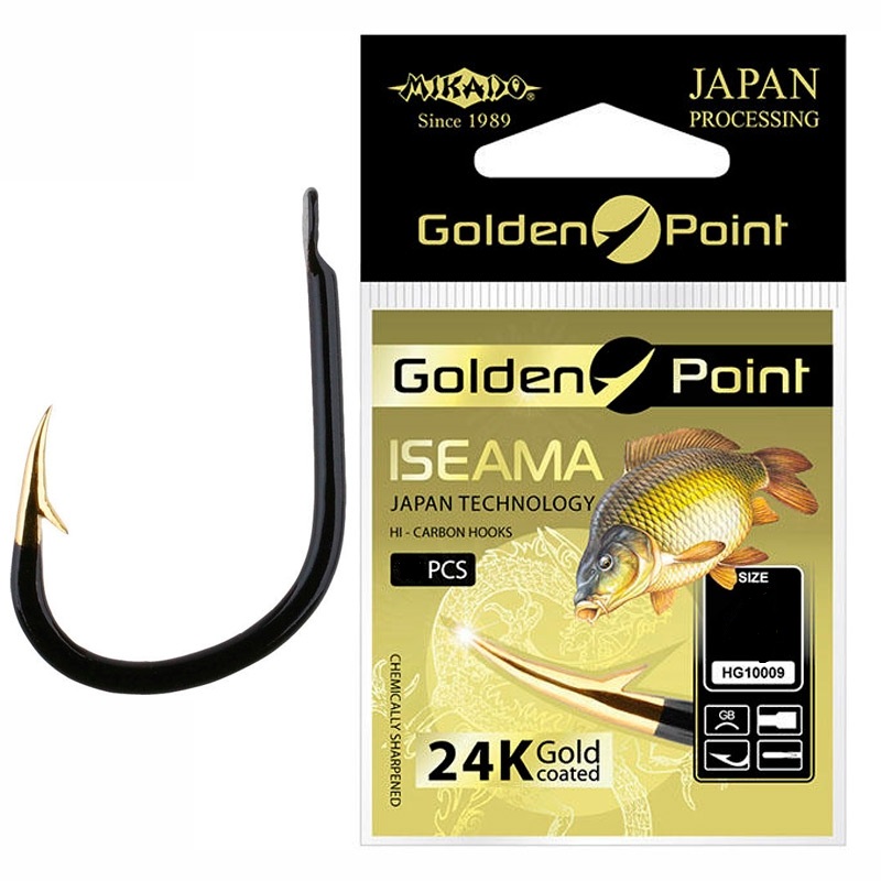 Крючки Mikado Golden Point - Iseama№12 GB
